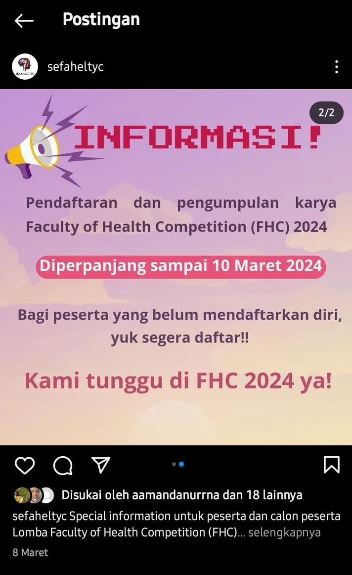 FACULTY HEALTH COMPETITION